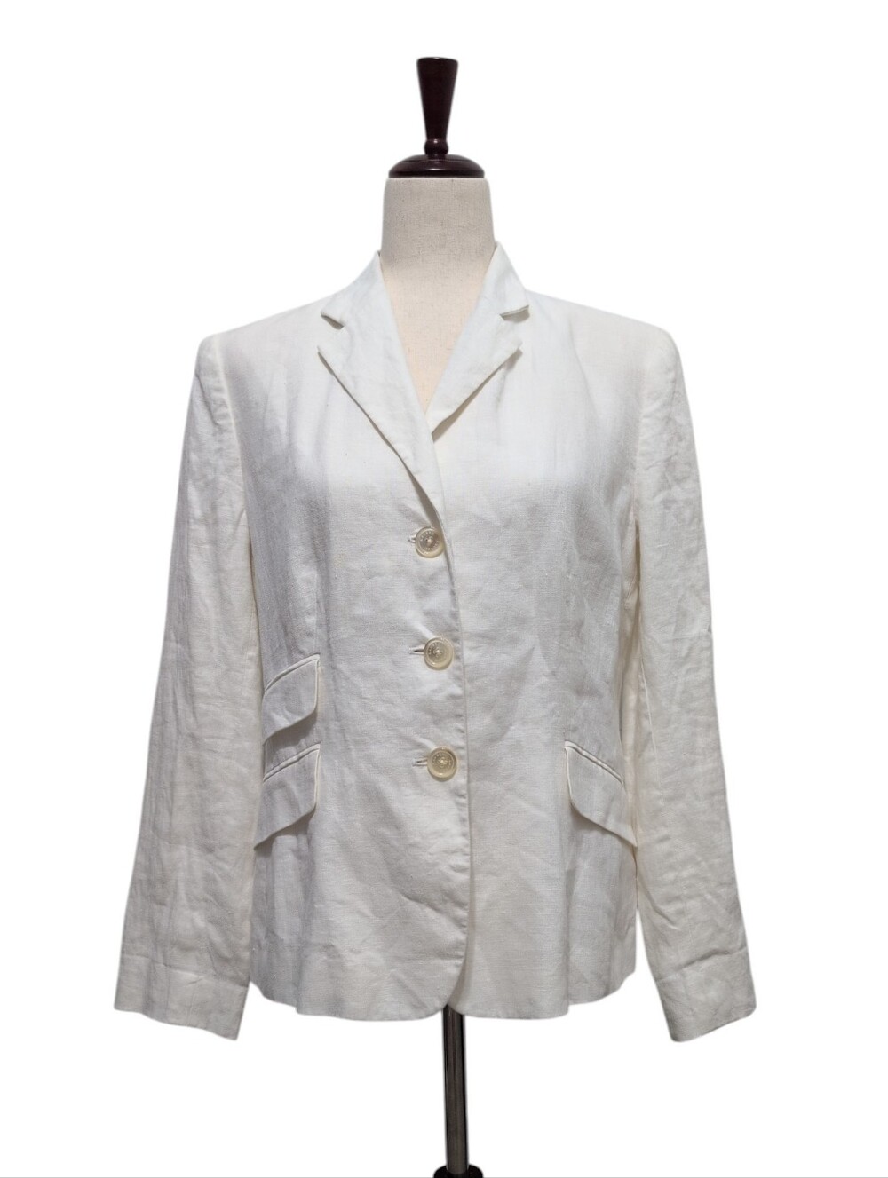 Lauren Ralph Lauren Linen Blazer Off White size 8